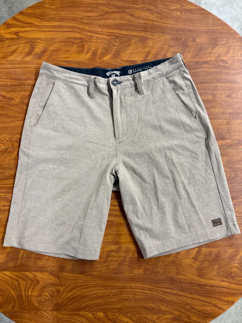 Billabong Men's Gray Chino-Style Shorts
